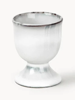 Clearance Broste Copenhagen Coquetiers faits main Nordic Sand, 2 pièces Gris clair, chiné