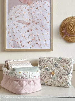 Sale Cam Cam Copenhagen Corbeilles matelassées en coton bio , 2 élém. Pressed Leaves