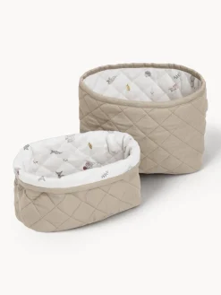 Fashion Cam Cam Copenhagen Corbeilles matelassées en coton bio , 2 élém. Fawn