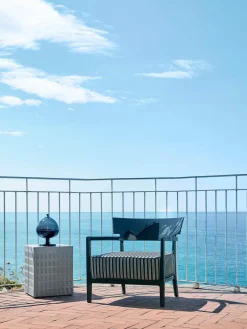 Best Kartell Coupe décorative Pumo Tons bleus, doré