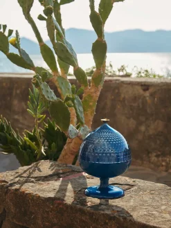Best Kartell Coupe décorative Pumo Tons bleus, doré