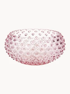 Sale ANNA VON LIPA Coupe soufflée bouche Hobnail Rose pâle, transparent
