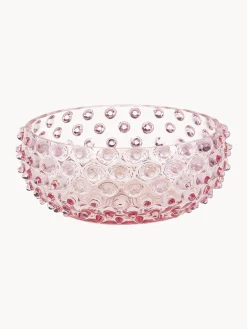 Best ANNA VON LIPA Coupe soufflée bouche Hobnail Rose pâle, transparent