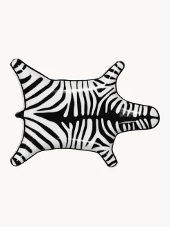 Clearance Jonathan Adler Coupelle décorative en porcelaine Zebra Noir, blanc