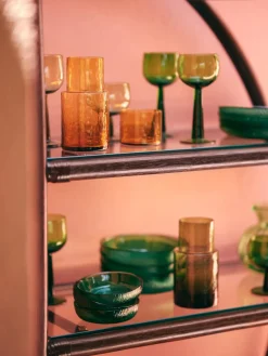 New HKLIVING Coupelles à dip en verre The Emeralds, 2 pièces