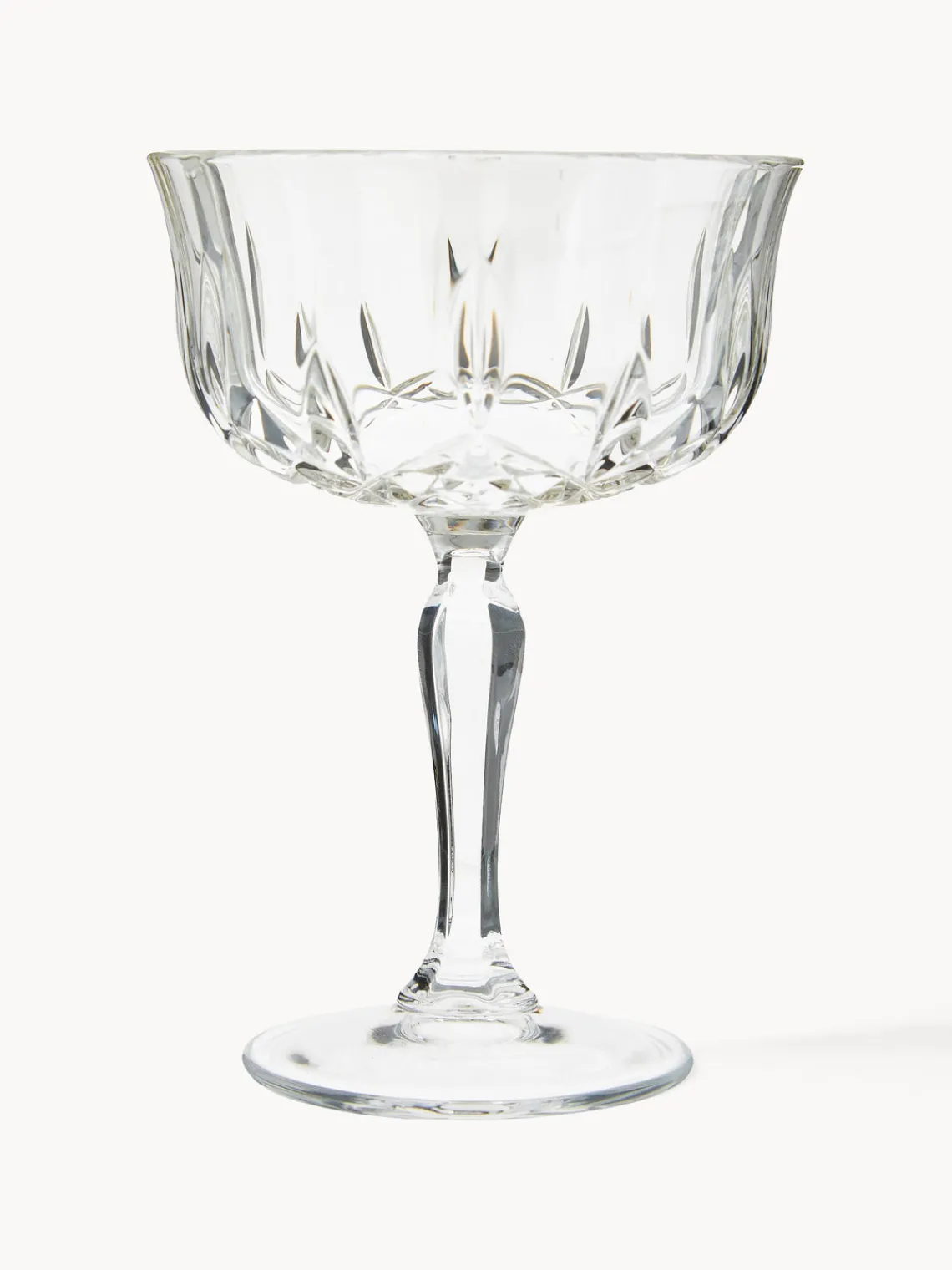 Sale RCR Coupes à champagne en cristal Opera, 6 pièces
