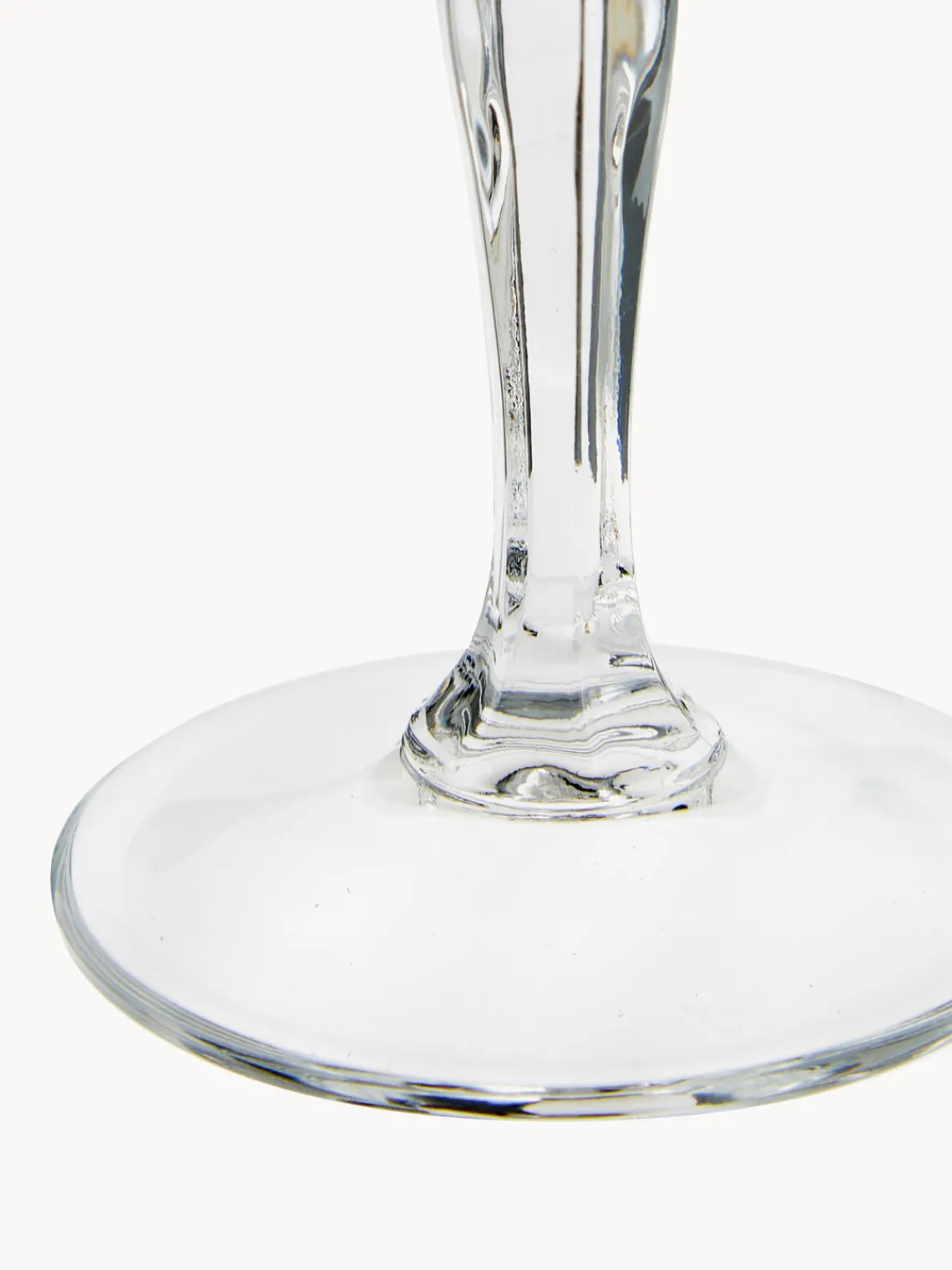 Sale RCR Coupes à champagne en cristal Opera, 6 pièces