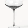 Hot Broste Copenhagen Coupes à champagne soufflées bouche Smoke, 4 pièces