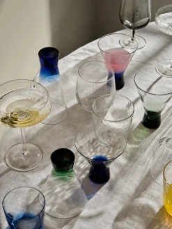 Online Broste Copenhagen Coupes à champagne soufflées bouche Limfjord, 4 pièces
