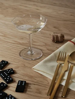 Online Broste Copenhagen Coupes à champagne soufflées bouche Limfjord, 4 pièces
