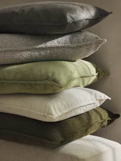 Clearance Westwing Collection Coussin canapé en bouclette Lennon Bouclette taupe