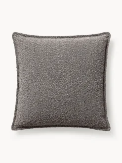 Best Westwing Collection Coussin canapé en bouclette Lennon Bouclette grège