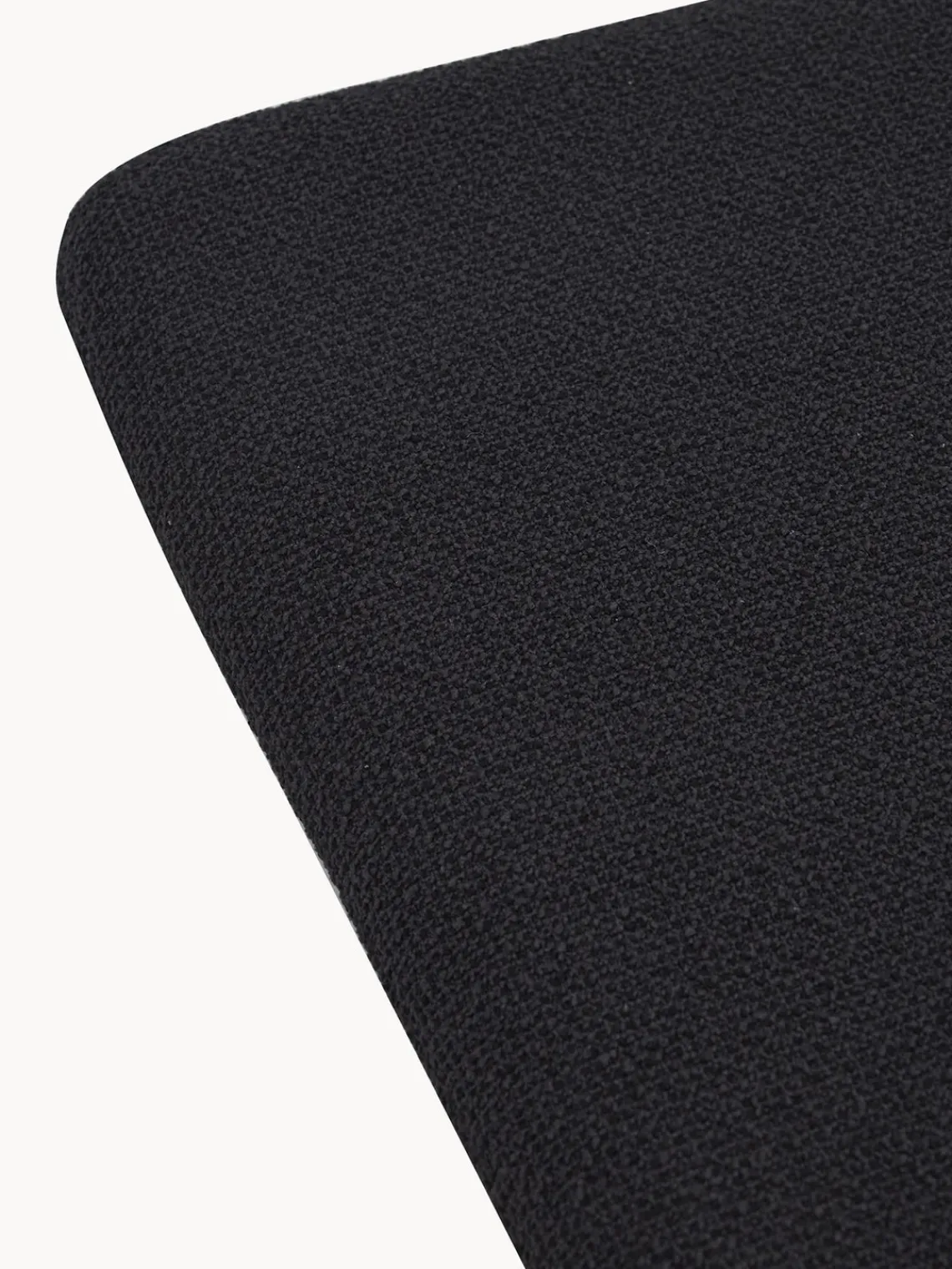 Fashion AYTM Coussin d'assise pour banc en bouclette Curva Noir