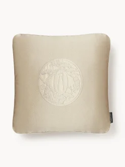 Clearance Armani Casa Coussin décoratif avec logo Giorgio Armani Japan Tons beiges