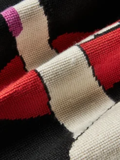 Sale Jonathan Adler Coussin décoratif en laine fait main Lips Hush