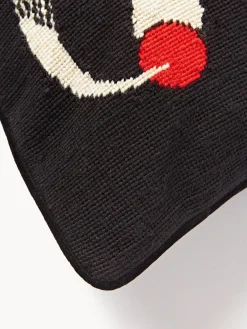 Online Jonathan Adler Coussin décoratif en laine Lips Smolder