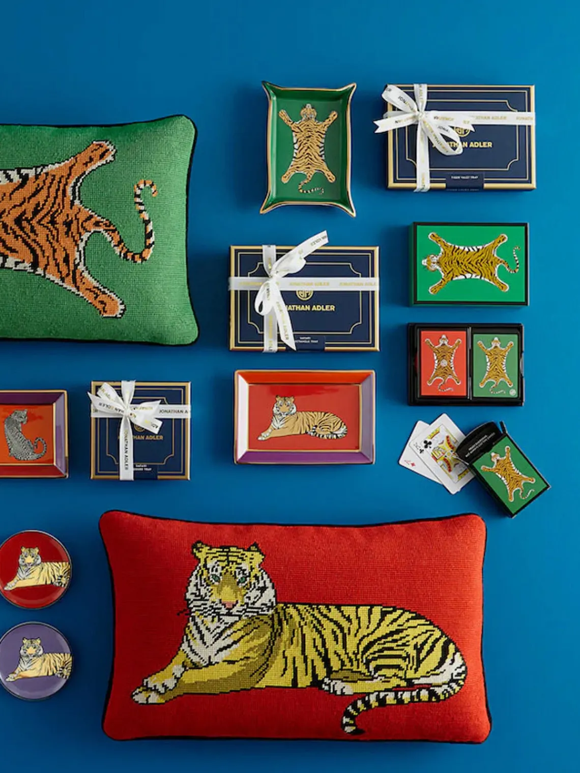 New Jonathan Adler Coussin décoratif en laine Safari