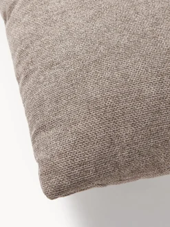 Best Westwing Collection Coussin de canapé Melva Tissu taupe