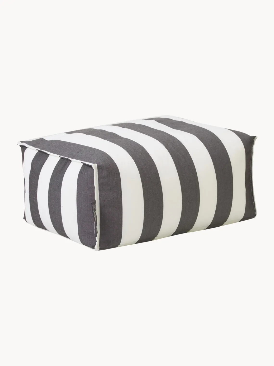 Online Magma Coussin de sol d'extérieur Korfu Anthracite, blanc