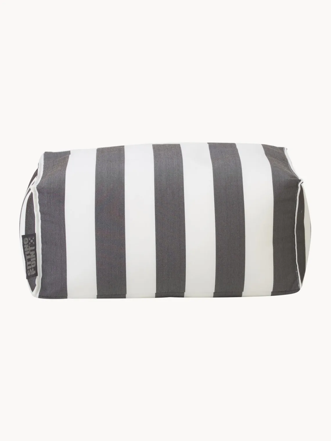 Online Magma Coussin de sol d'extérieur Korfu Anthracite, blanc