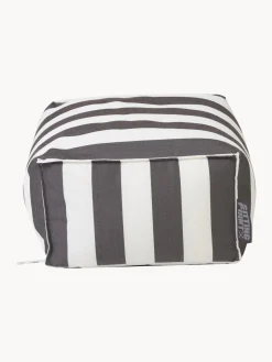 Online Magma Coussin de sol d'extérieur Korfu Anthracite, blanc