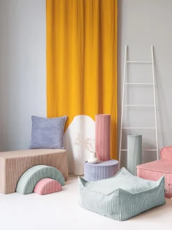 Online Wigiwama Coussin de sol en velours côtelé pour enfant Sugar Velours côtelé bleu ciel