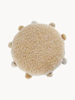 Discount Lorena Canals Coussin de sol pour enfants fait à la main Pompom Ocre, blanc cassé