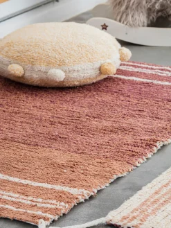 Discount Lorena Canals Coussin de sol pour enfants fait à la main Pompom Ocre, blanc cassé