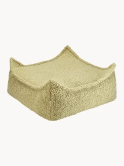 Hot Wigiwama Coussin de sol pour enfants en peluche Sugar Teddy vert clair