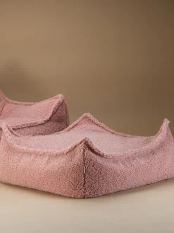 Outlet Wigiwama Coussin de sol pour enfants en peluche Sugar Peluche rose pâle