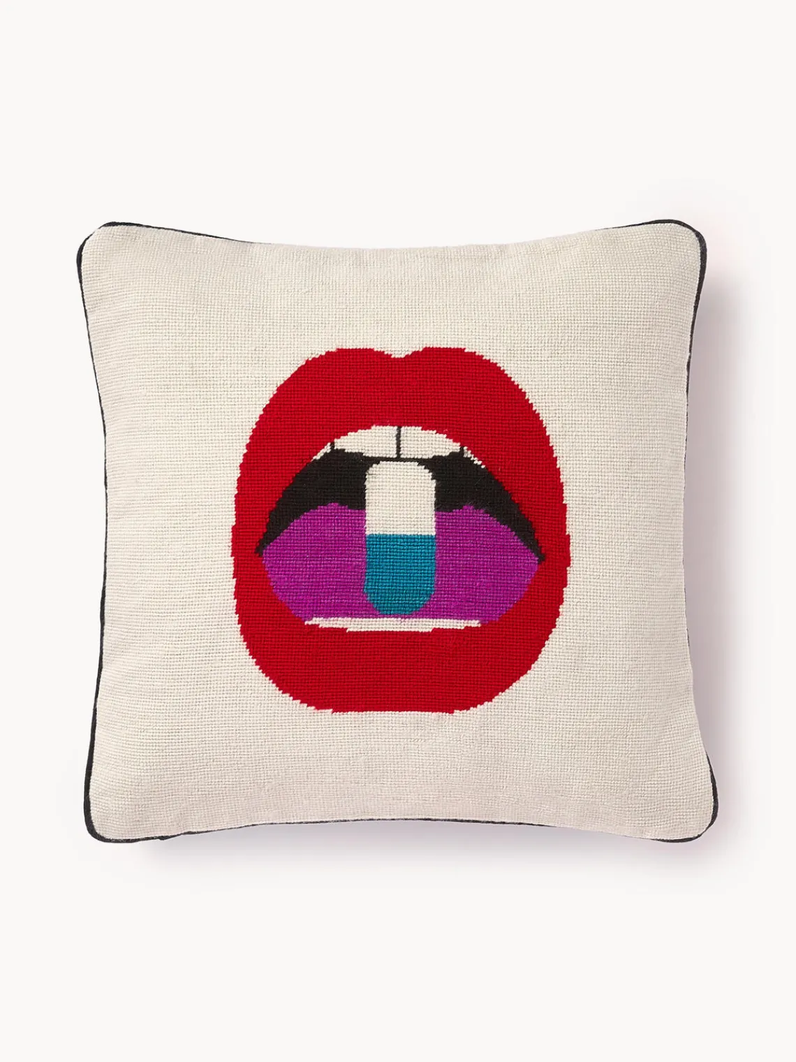 Clearance Jonathan Adler Coussin design brodé main Full Dose