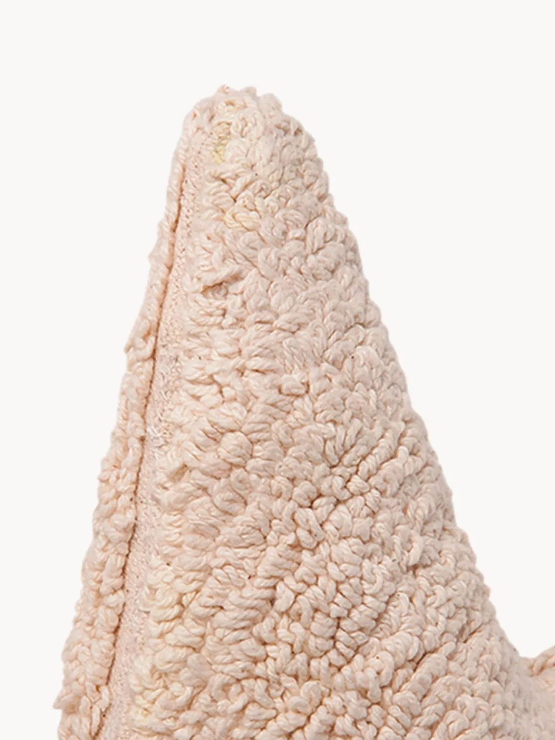 New Lorena Canals Coussin douillet artisanal en coton Star Beige clair