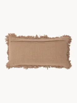 Discount Bloomingville Coussin en coton avec franges Risca