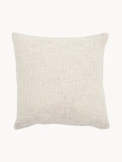 Sale Bloomingville Coussin en coton brodé avec motif floral Batley