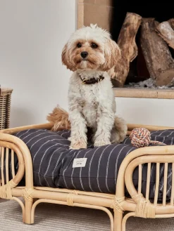 Fashion Oyoy Living Design Coussin en coton pour animaux de compagnie Kyoto, tailles variées Anthracite, rayé