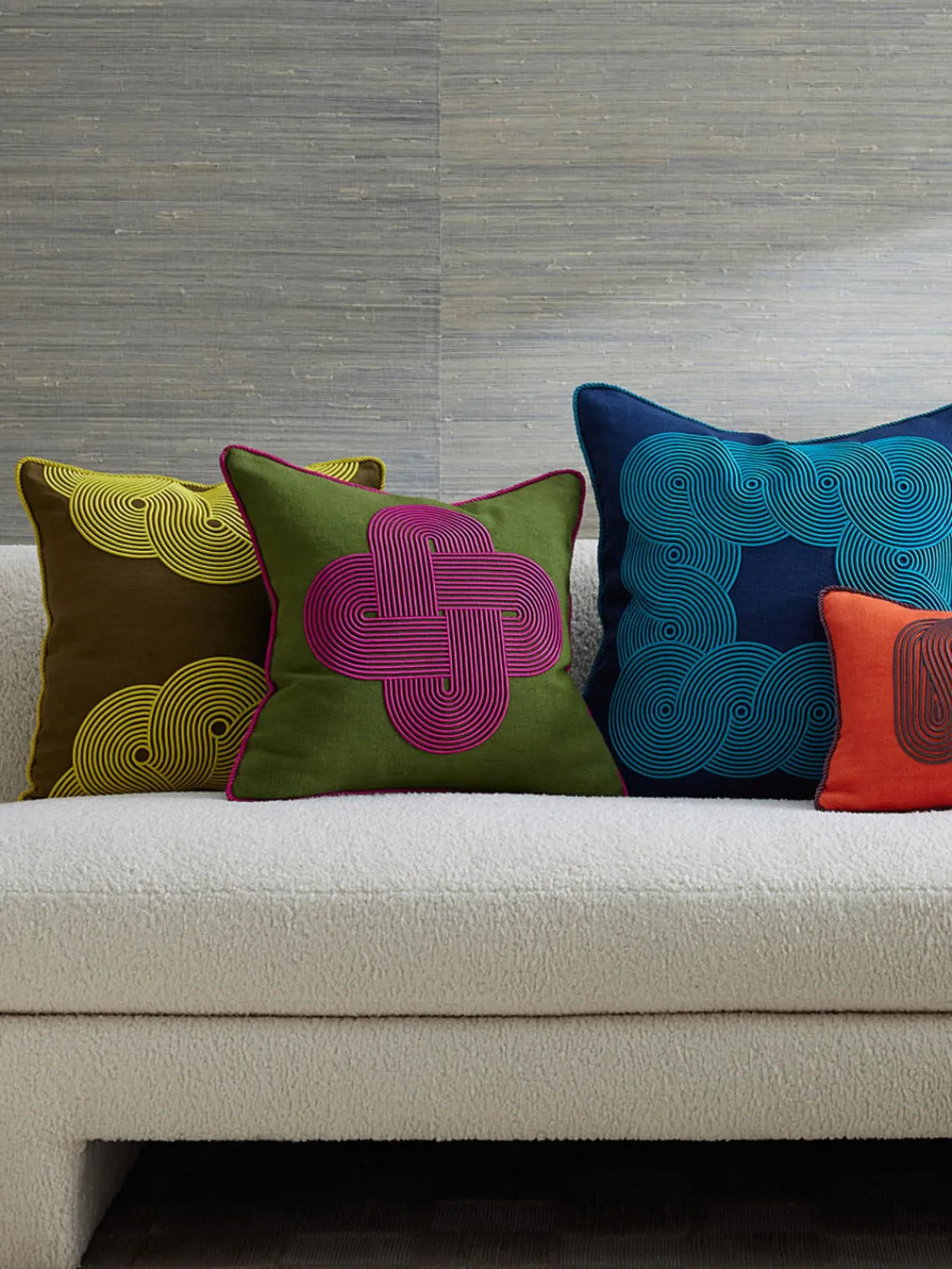 Clearance Jonathan Adler Coussin en lin Pompidou