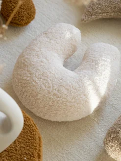 Fashion Wigiwama Coussin en peluche U Arch Blanc cassé