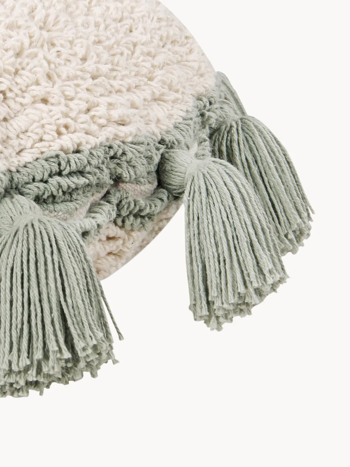 Best Lorena Canals Coussin moelleux avec franges fait main Circle
