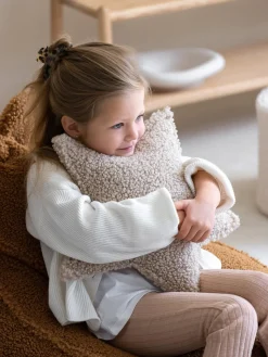 Clearance Wigiwama Coussin moelleux en peluche Star Beige clair