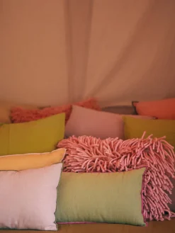 Online HKLIVING Coussin moelleux Rugged, artisanal