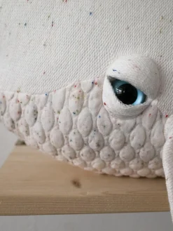 Online BigStuffed Coussin peluche artisanal Beluga, tailles variées