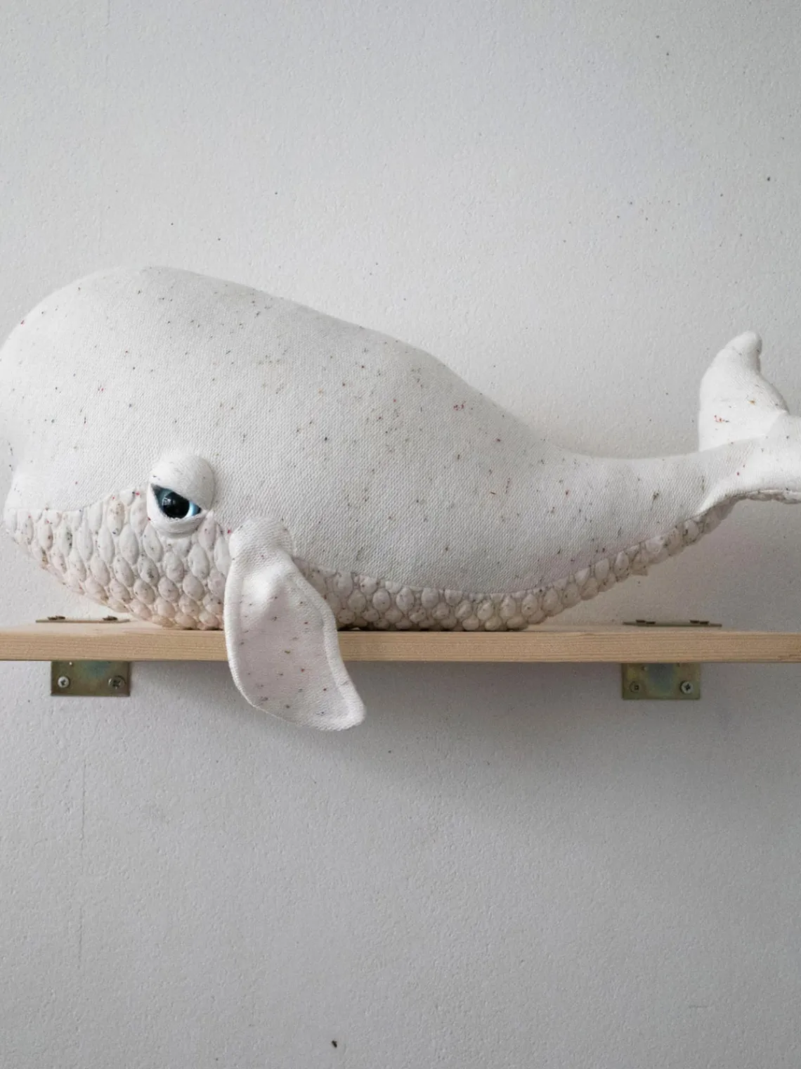 Online BigStuffed Coussin peluche artisanal Beluga, tailles variées