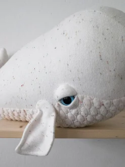 Online BigStuffed Coussin peluche artisanal Beluga, tailles variées