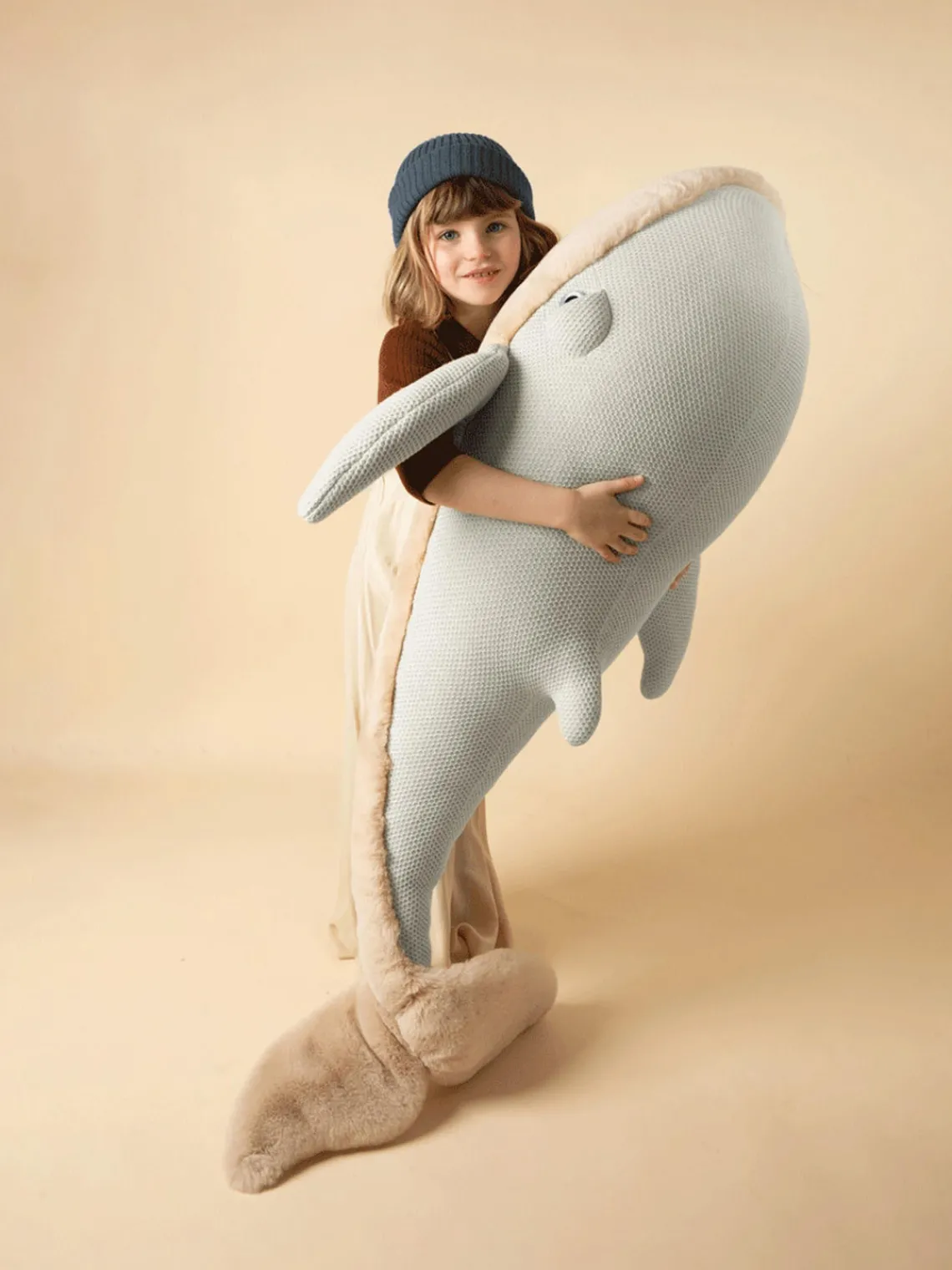 Best BigStuffed Coussin peluche artisanal Whale