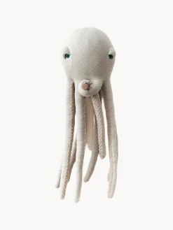 Best BigStuffed Coussin peluche artisanal Octopus, larg. 85 cm