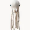 Hot BigStuffed Coussin peluche artisanal Octopus, larg. 55 cm