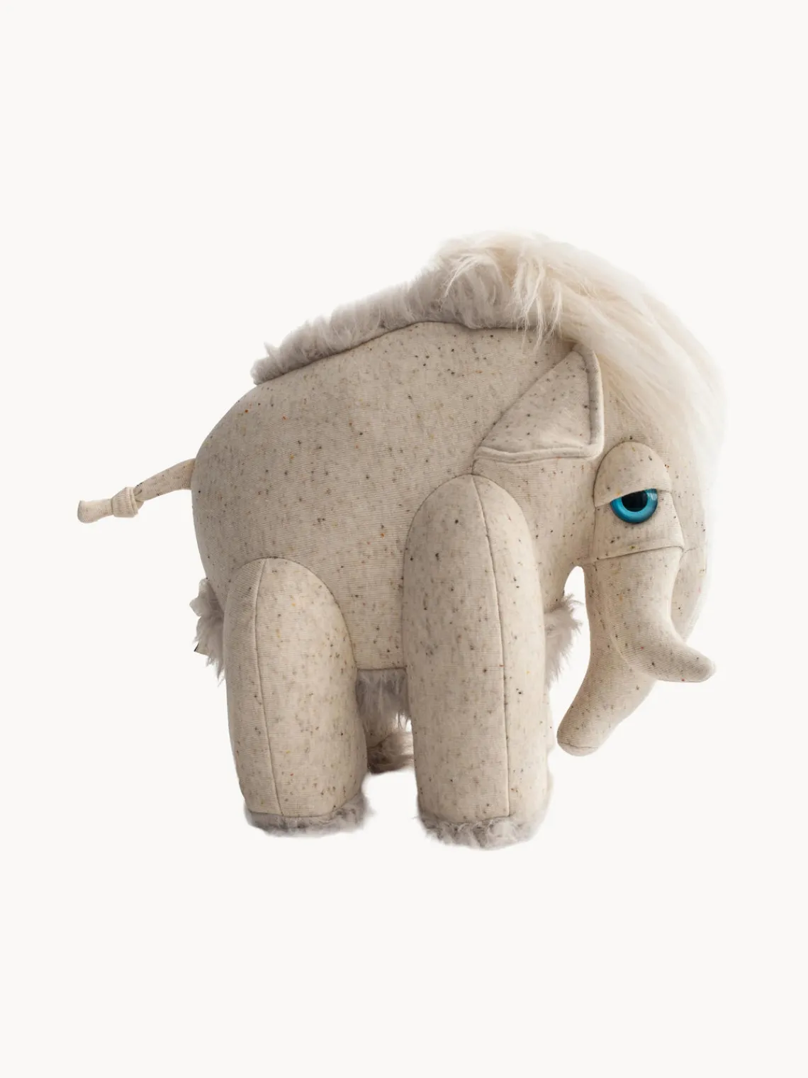 Fashion BigStuffed Coussin peluche artisanal Mammoth, tailles variées