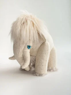 Fashion BigStuffed Coussin peluche artisanal Mammoth, tailles variées