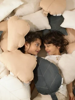 Clearance Nobodinoz Coussin peluche en lin Cloud Beige