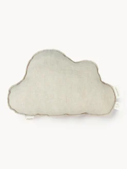 Best Nobodinoz Coussin peluche en lin Cloud Grège